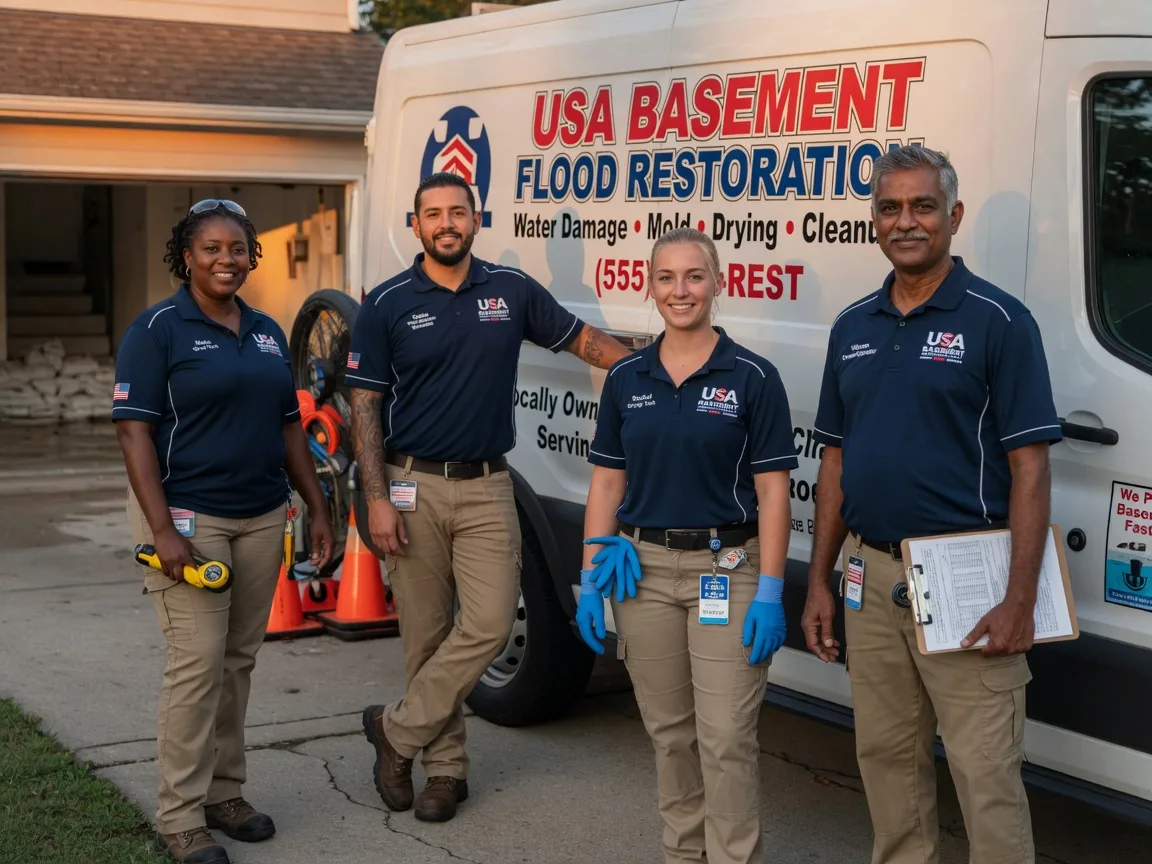 Basement Flood Cleanup company in Oilton, OK