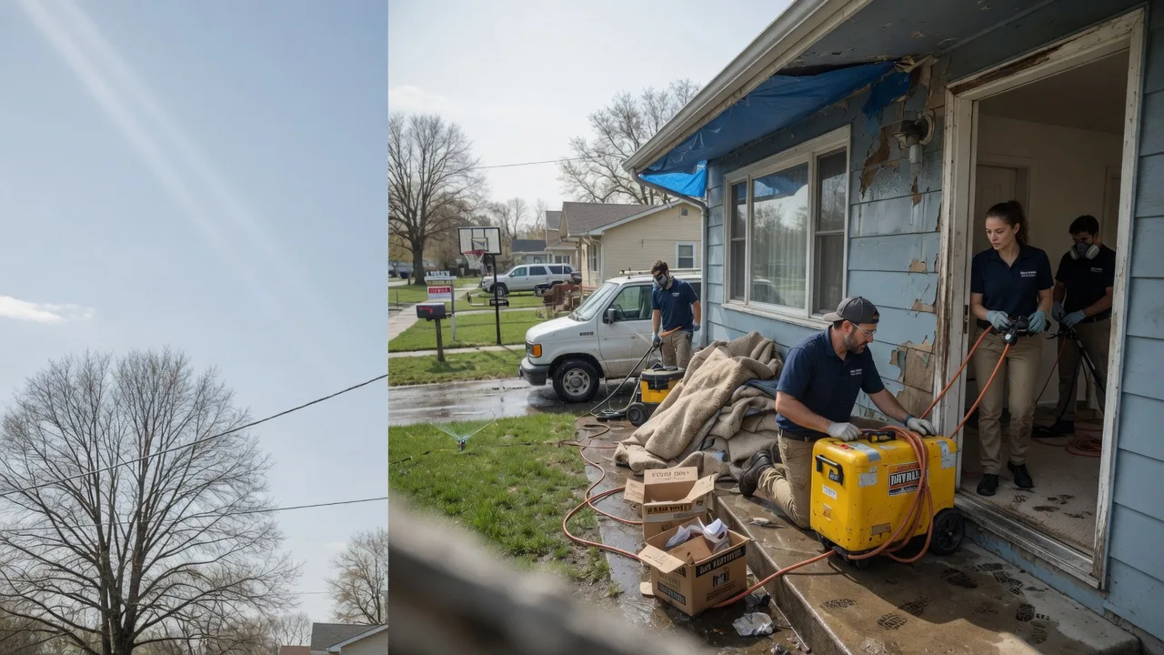 Basement Flood Cleanup in Oilton, OK near me